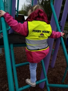 Playing in the park
