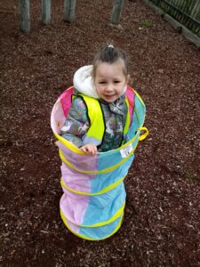 Playing in the park